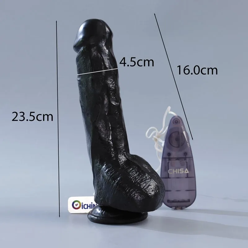 Dương vật giả chisa rubicon 9.9 inch có rung gân guốc mạnh mẽ — ảnh 5