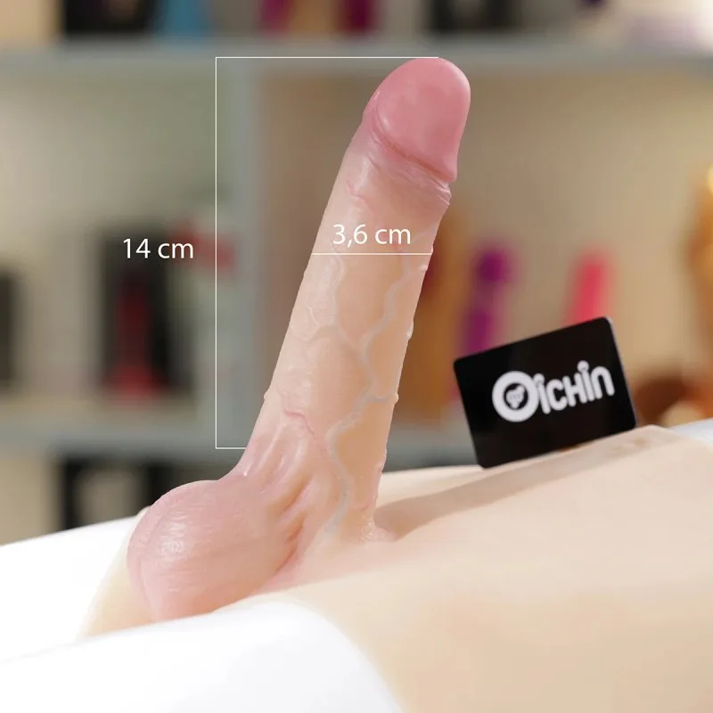 Dương vật giả nam rỗng silicone mềm mại thiết kế tiện lợi — ảnh 7