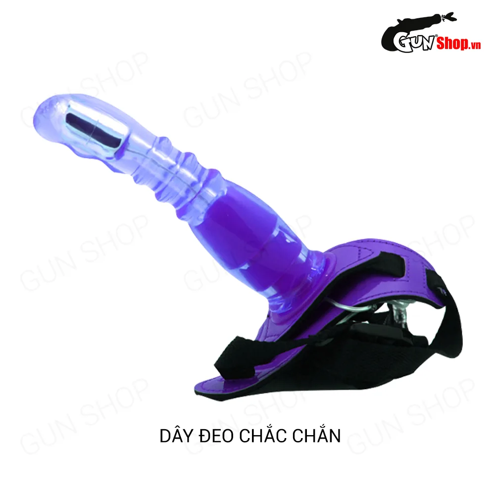 Dương vật giả dây đeo 10 chế độ rung pin Aphrodisia Rabbit 8.5 — ảnh 5