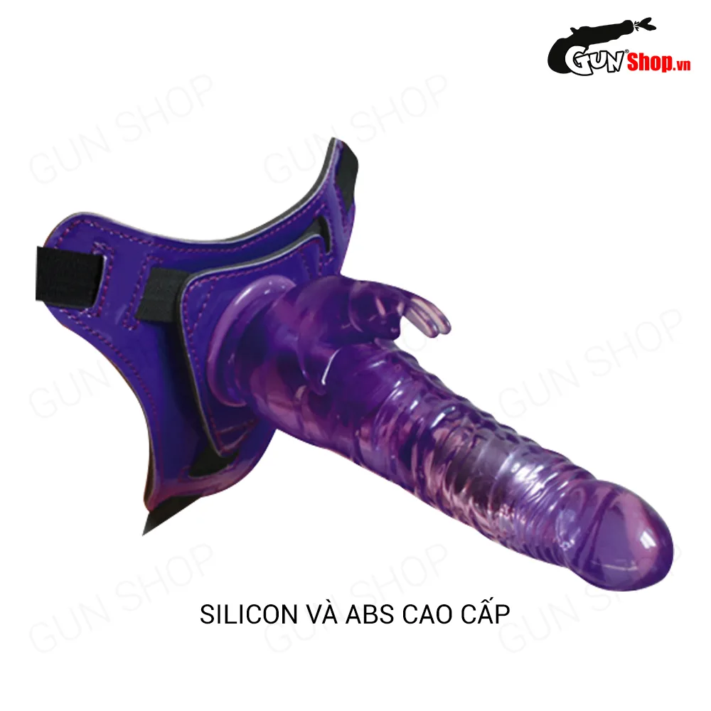 Dương vật giả dây đeo 10 chế độ rung pin Aphrodisia Rabbit 8.5 — ảnh 4