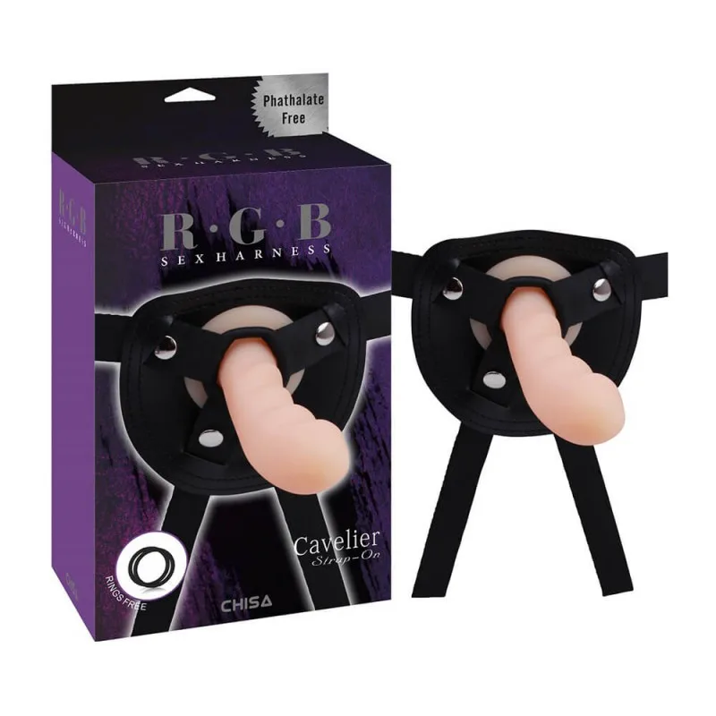 Dương vật giả dây đeo Chisa Cavelier Strap-on nude siêu mềm mại