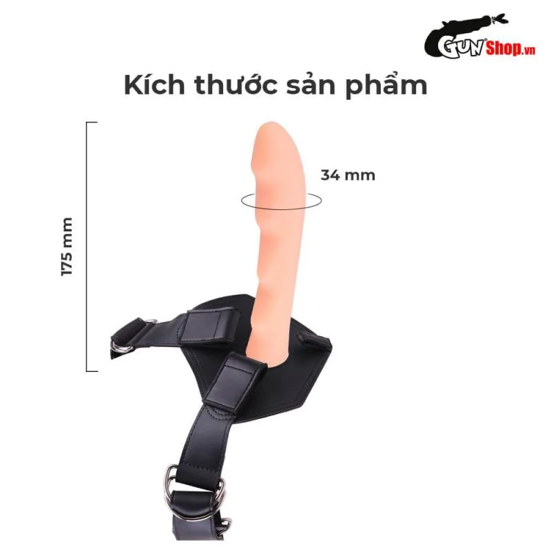 Dương vật giả dây đeo Chisa Cavelier Strap-on nude siêu mềm mại — ảnh 2