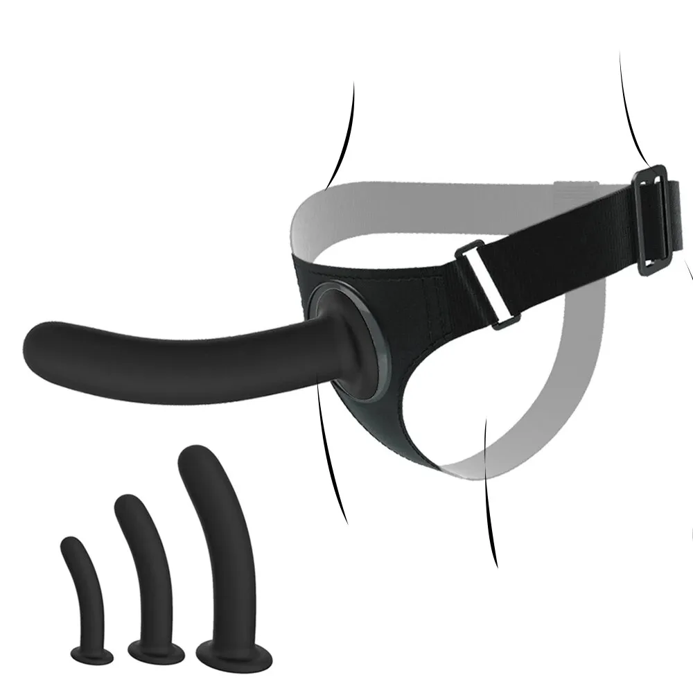 Dương vật giả silicon mềm mại dây đeo co giãn sextoy đồng — Dương vật giả có dây đeo co giãn silicon siêu mềm – Sextoy