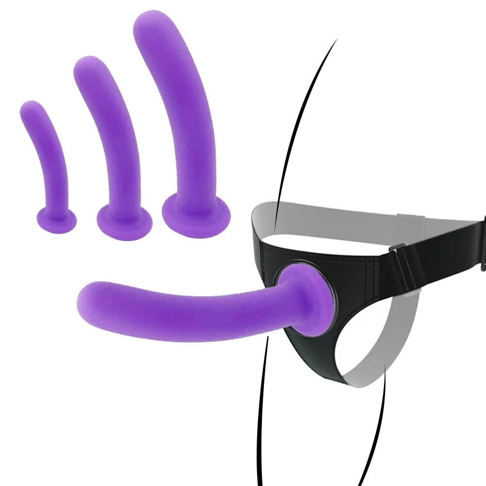 Dương vật giả silicon mềm mại dây đeo co giãn sextoy đồng — hình 2