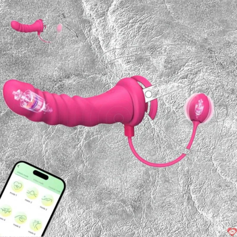Dương vật giả rung điều khiển app Love Spouse cho Les nhanh nhạy — ảnh 2