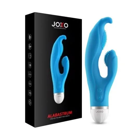 Dương vật giả đa chế độ rung xoay uốn cong pin sạc Joko