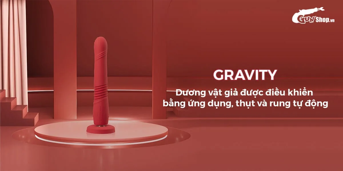 Dương vật giả Lovense Gravity điều khiển app silicon mềm — Hướng dẫn sử dụng dễ dàng