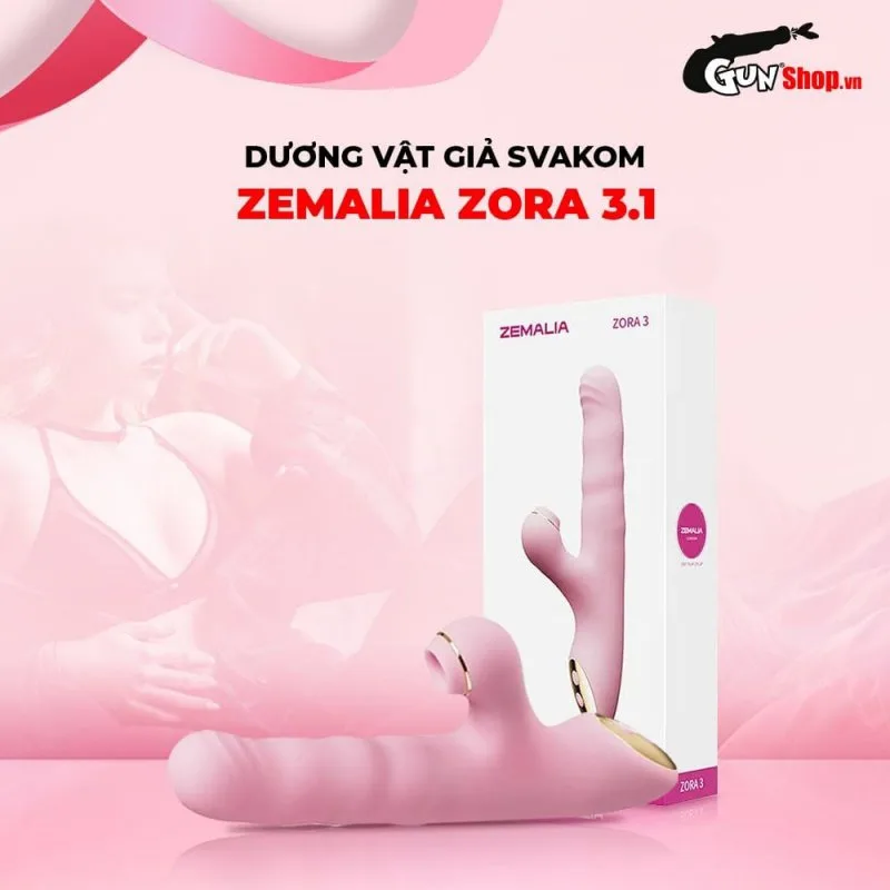 Dương Vật Giả Svakom Zemalia Zora 3.1 Đa Năng Sang Trọng — ảnh 2