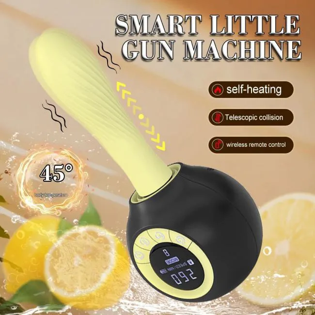 Dildo rung thụt toả nhiệt điều khiển từ xa màn hình LCD hấp dẫn