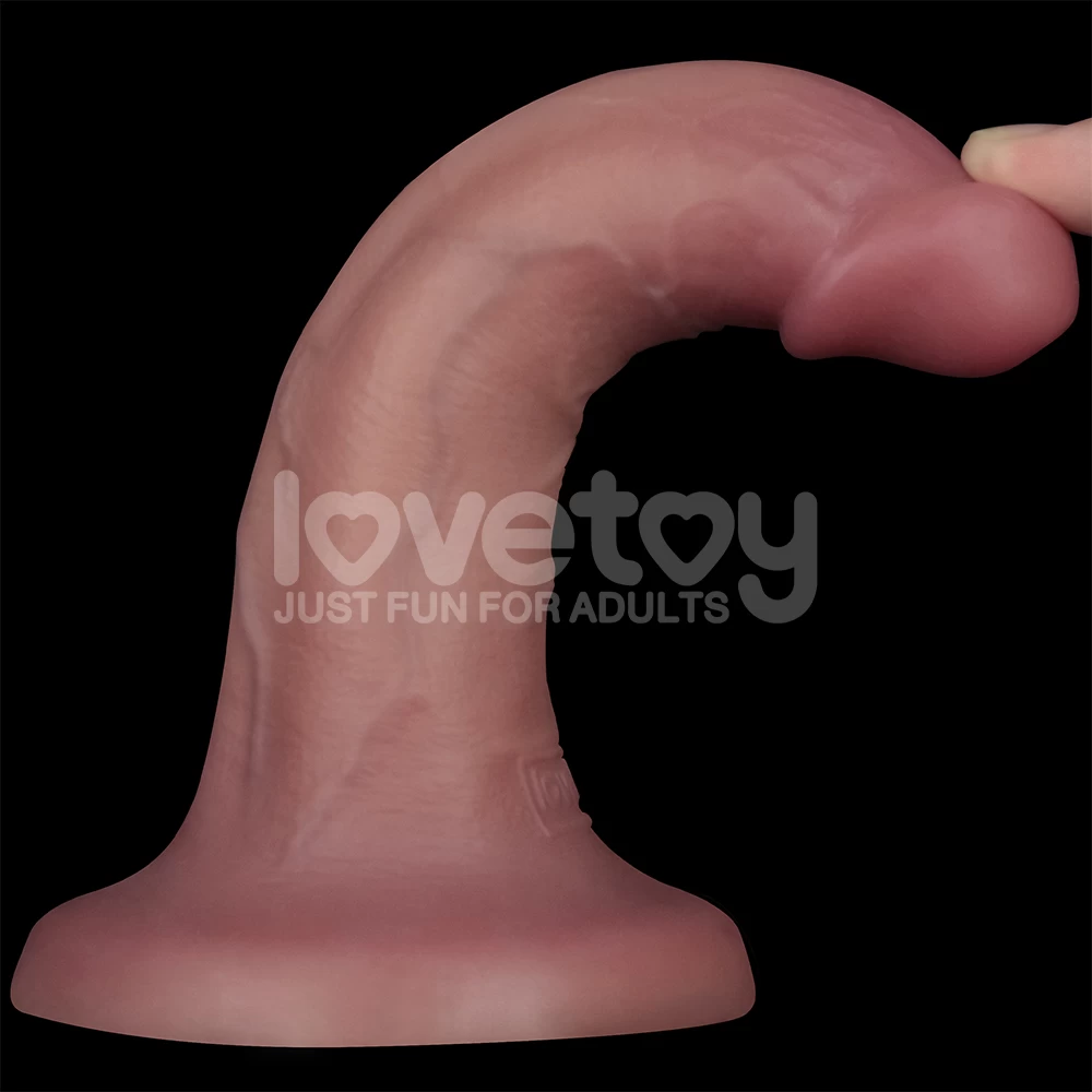 Dương vật giả dính tường Lovetoy Dual Density 6 inch có rung giống thật — ảnh 11
