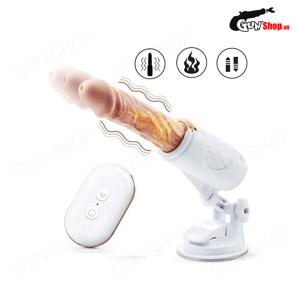 Dương vật giả dính tường rung thụt tự động sạc điện - Uegea — ảnh 4