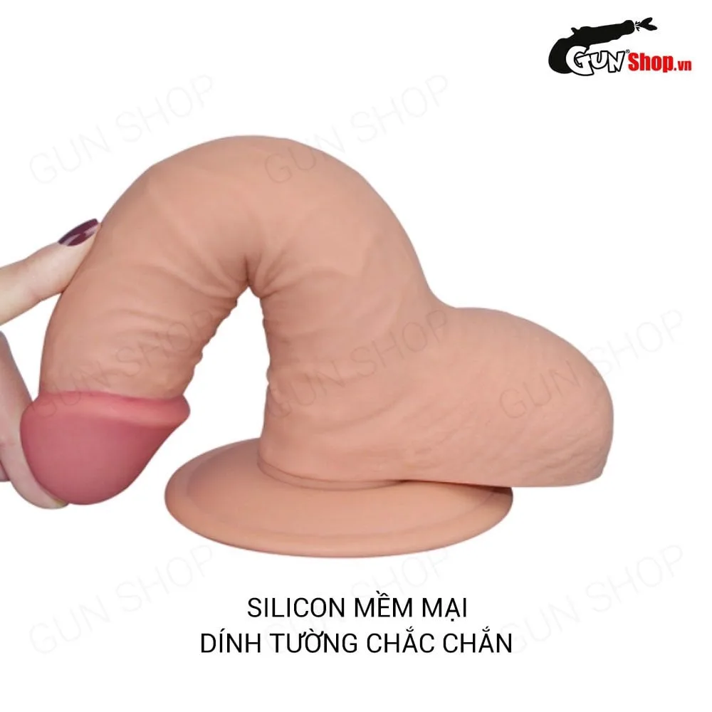 Lovetoy Ultra Soft Dude 7.5 – Dương vật giả dính tường siêu mềm, thật tay, an toàn — ảnh 4