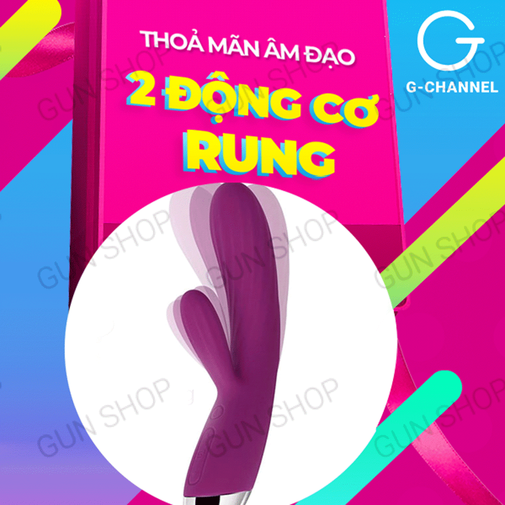 Dương vật giả rung kép Svakom Angel sưởi ấm sạc điện độc đáo — ảnh 6