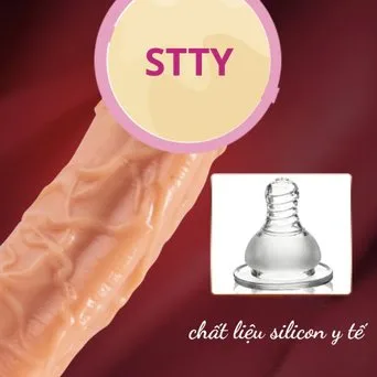 Dương vật giả đóng đất Silicone rung thụt Adiba Rocky điều khiển từ xa Size nhỏ 3.5cm — ảnh 7