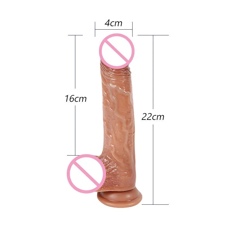 Dương vật giả đóng đất Silicone rung thụt Adiba Rocky điều khiển từ xa Size nhỏ 3.5cm — ảnh 5