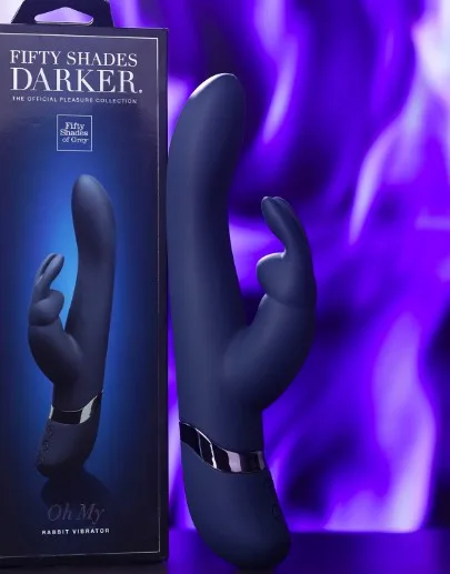 Dương vật giả Fifty Shades Darker máy rung tai thỏ kích thích điểm G âm vật