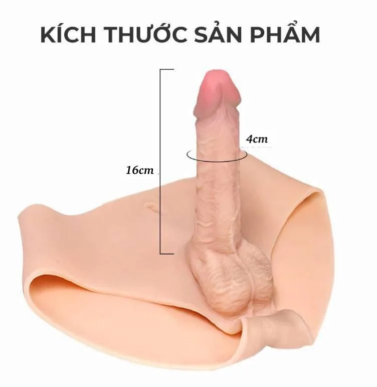 Quần lót silicon gắn dương vật giả Jiuai Long Love Size L 02 Quần lót silicon gắn dương vật giả Jiuai Long Love Size L 02 — Thiết kế thông minh, kích thích điểm G cực đỉnh