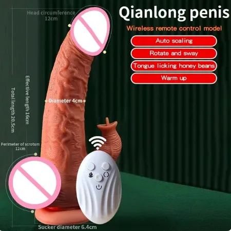 dương vật giả Jiuuy rung thụt thổi hút đế dính tường nhánh phụ