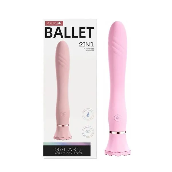 Dương vật giả hít tường Galaku Ballet 2in1