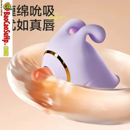Dương vật giả Jiuuy 2in1 Thỏ Albizia Rabbit tháo rời rung hút , bi xoay phát nhiệt silicone kháng khuẩn — ảnh 10