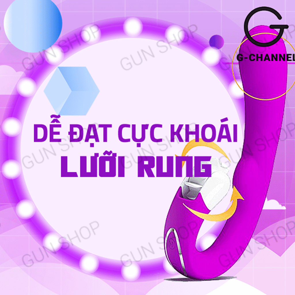 Dương vật giả rung mạnh kèm lưỡi liếm sạc pin - Pretty Love — ảnh 5