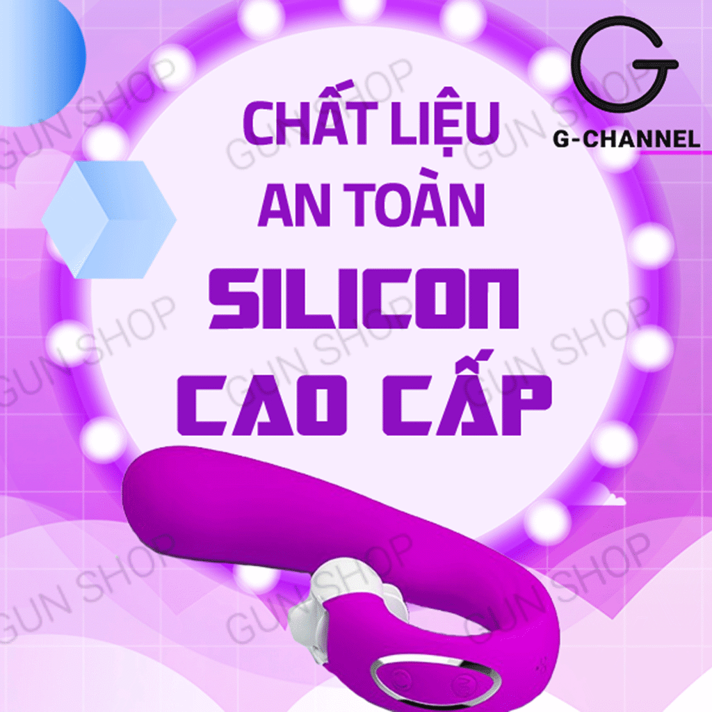 Dương vật giả rung mạnh kèm lưỡi liếm sạc pin - Pretty Love — ảnh 6