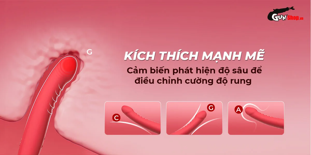 Dương vật giả Lovense Mission 2 rung thụt, điều khiển từ — Công nghệ vượt trội – Điều khiển từ xa không giới hạn