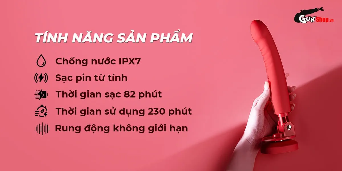Dương vật giả Lovense Mission 2 rung thụt, điều khiển từ — Hướng dẫn sử dụng dễ dàng, tiện lợi
