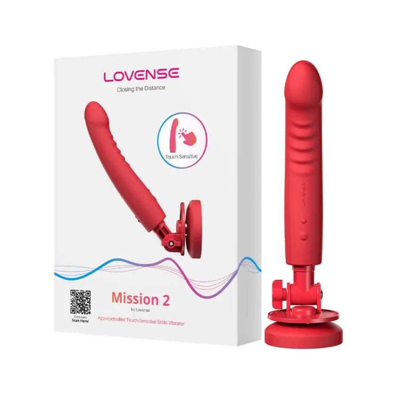 Dương vật giả Lovense Mission 2 rung thụt, điều khiển từ xa, siêu sướng