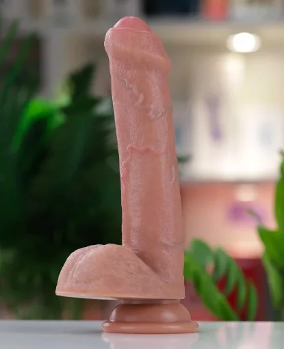 Lovetoy 8 inch dương vật giả dày dặn bền bỉ gắn tường