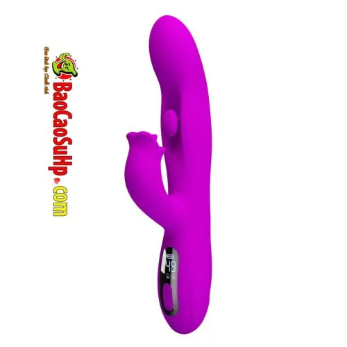 Dương vật giả lưỡi liếm Pretty Love Yalanda full Silicone Rung xoay BW-500111 — ảnh 5