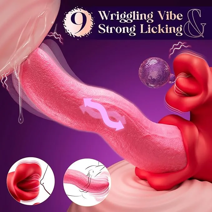 Dương vật giả Lưỡi rung ngoáy siêu mềm Tongue Stick Toendi APP — ảnh 2