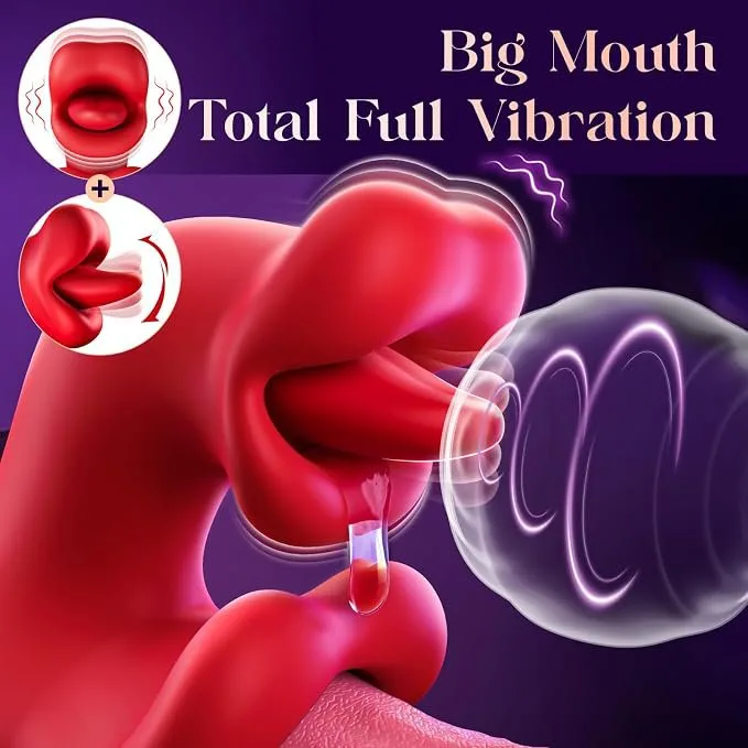 Dương vật giả Lưỡi rung ngoáy siêu mềm Tongue Stick Toendi APP — ảnh 3