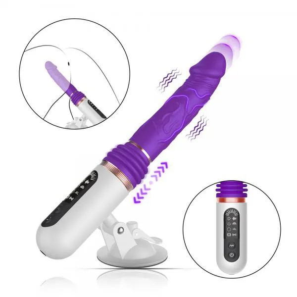 Dương Vật Giả Manual 8 Chế Độ Rung Thụt Sạc Điện Siêu Mềm Mượt