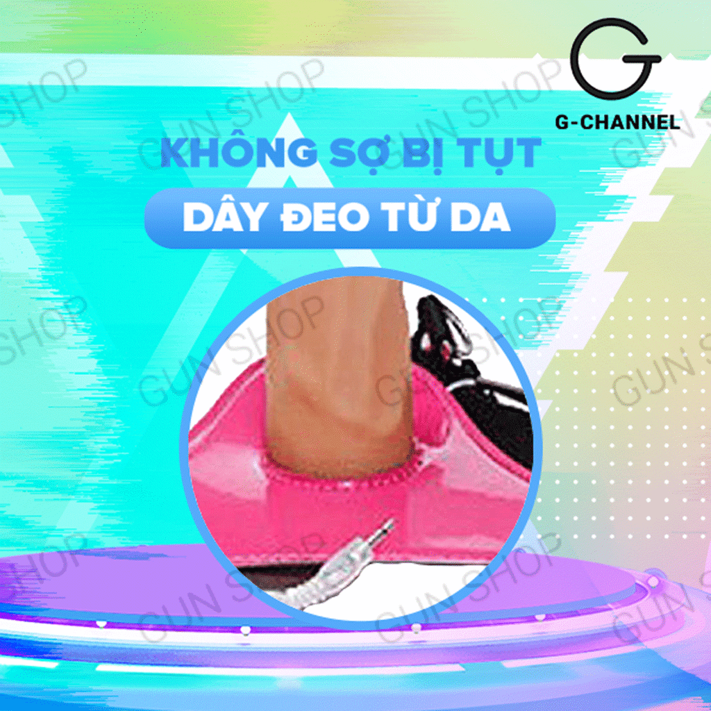 Dương vật giả rỗng ruột đa chế độ rung kèm dây đeo Loveaider — ảnh 5