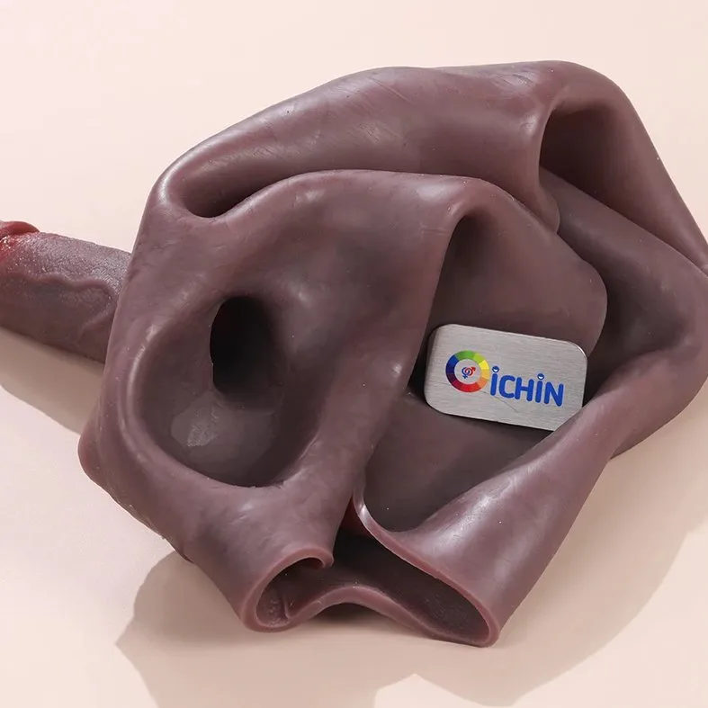 Dương vật giả rỗng ruột Jiuai dạng quần đùi màu nâu đen — ảnh 3