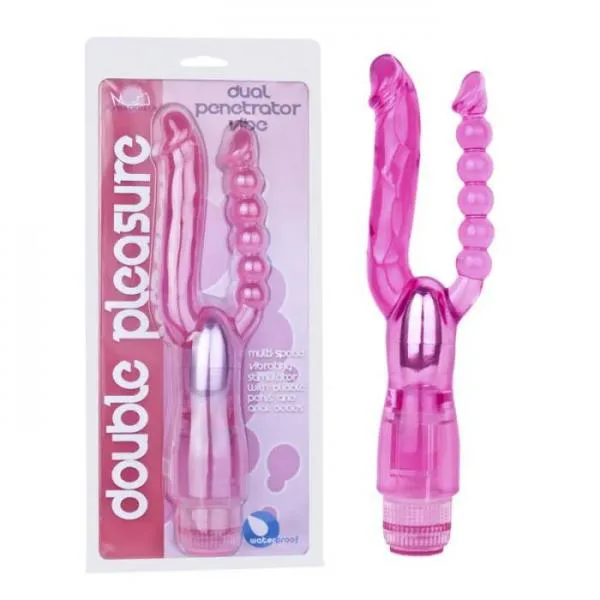 Dương vật giả rung 2 đầu Double Pleasure kích thích hậu môn và âm đạo