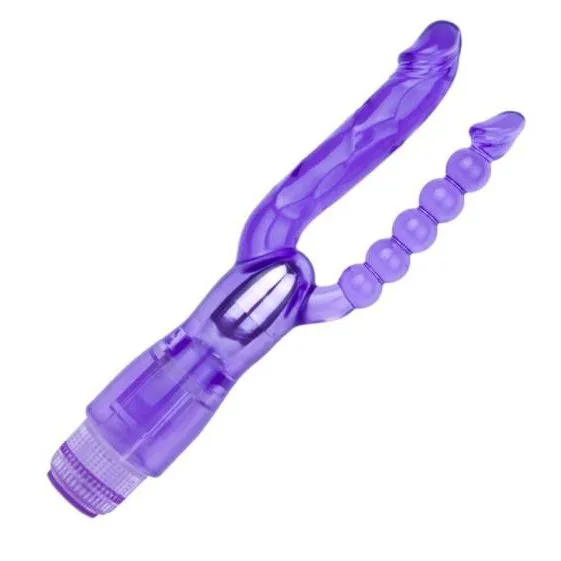 Dương vật giả rung 2 đầu Double Pleasure kích thích hậu môn và âm đạo — ảnh 2