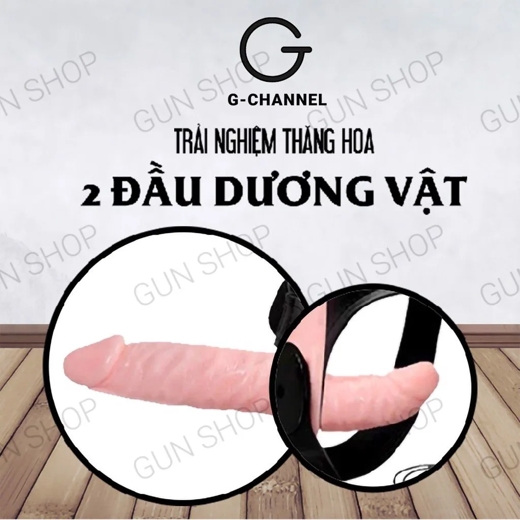 Dương vật giả rung có dây đeo 2 đầu pin - Baile Strap-on — ảnh 4