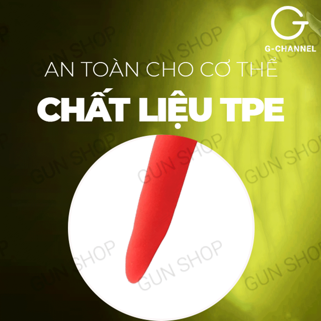 Dương vật giả quả ớt rung sạc đa chế độ tăng khoái cảm Wistone — ảnh 4