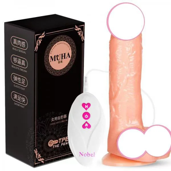 Dương vật giả rung xoay gắn tường điều khiển từ xa tiện lợi