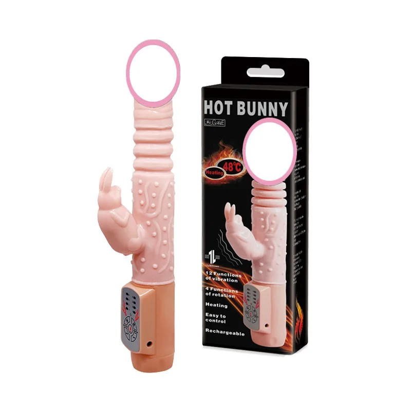 Dương vật giả Baile Hot Bunny rung thụt phát nhiệt, siêu mềm mại