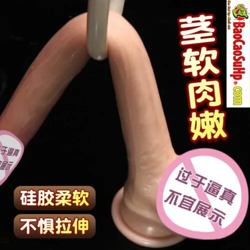Dương vật giả Silicone siêu mềm uốn dẻo 360 đóng đất Jiuai Maynard 400g — ảnh 9