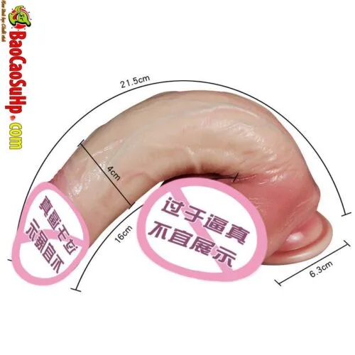 Dương vật giả Silicone siêu mềm uốn dẻo 360 đóng đất Jiuai Maynard 400g — ảnh 10