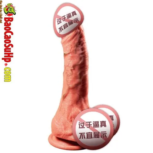 Dương vật giả đóng đất Silicone Jiuuy Maximilian to dài thụt rung phát nhiệt. — ảnh 4