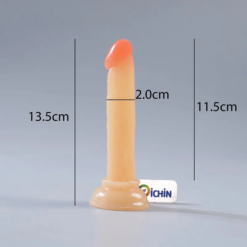 Dương vật giả size mini Chisa mềm dẻo có đế gắn tường — ảnh 5