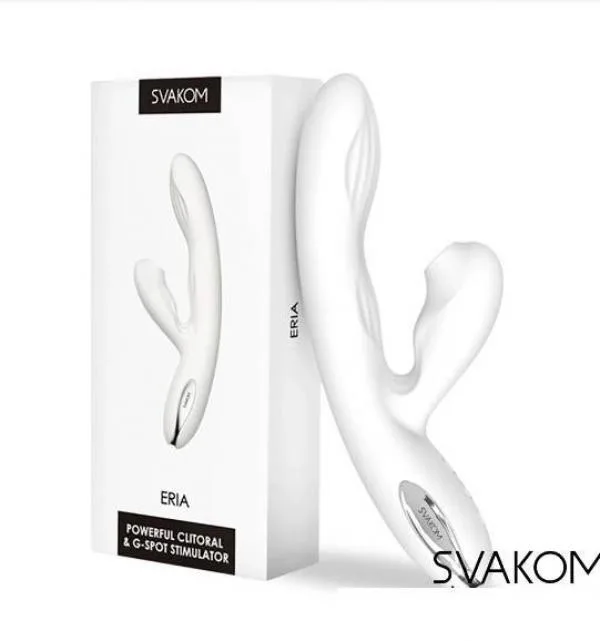 Dương vật giả Svakom Eria rung mút sưởi ấm kích thích sướng