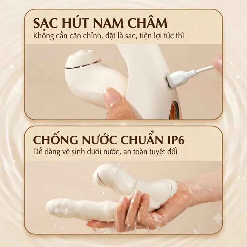 Dương vật giả Svakom Fatima Plus bi xoay massage điều khiển qua app — ảnh 10