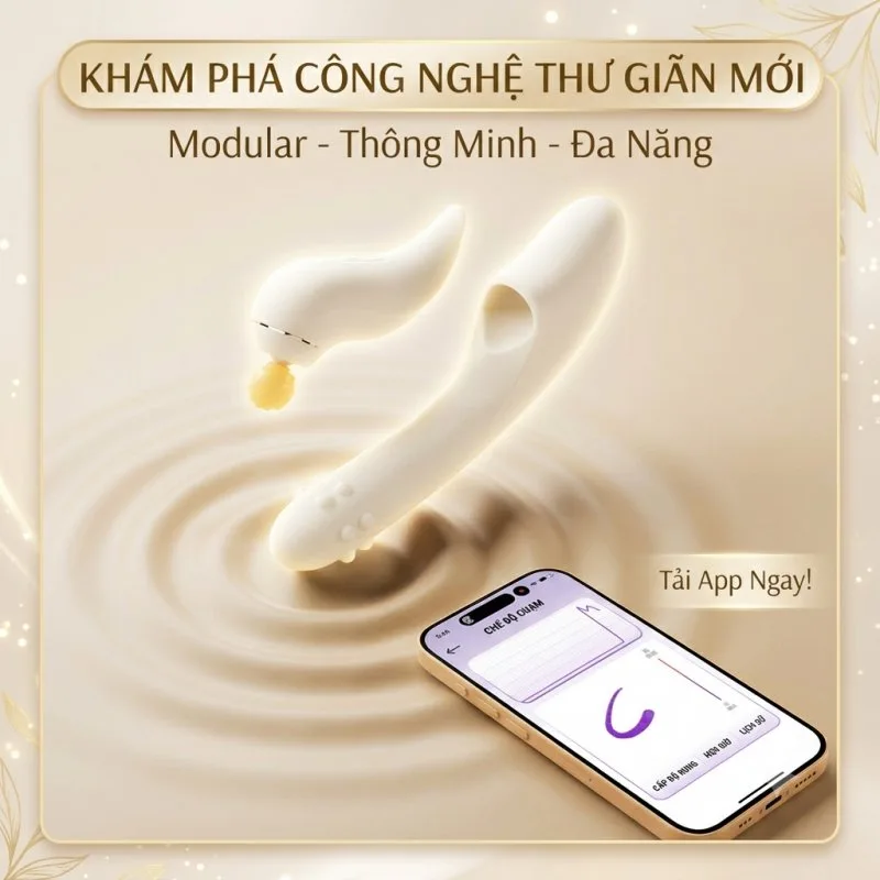 Dương vật giả Svakom Fatima Plus bi xoay massage điều khiển qua app — ảnh 6