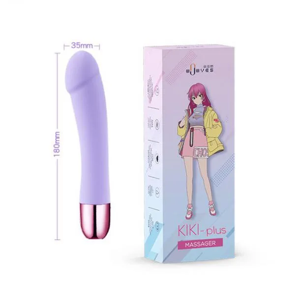 Dương vật giả Wowyes Kiki Plus rung thụt nóng kích thích điểm G siêu phê